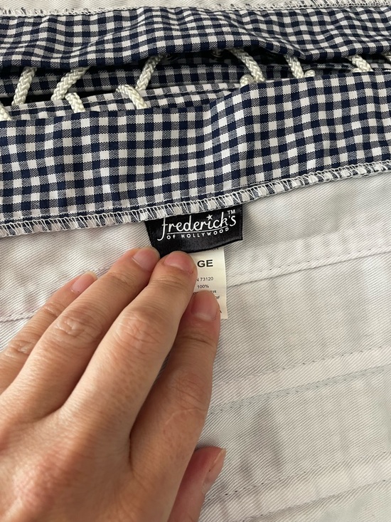 Fredericks of Hollywood Vintage Black & White Gingham Corset Large - Picture 5 of 6